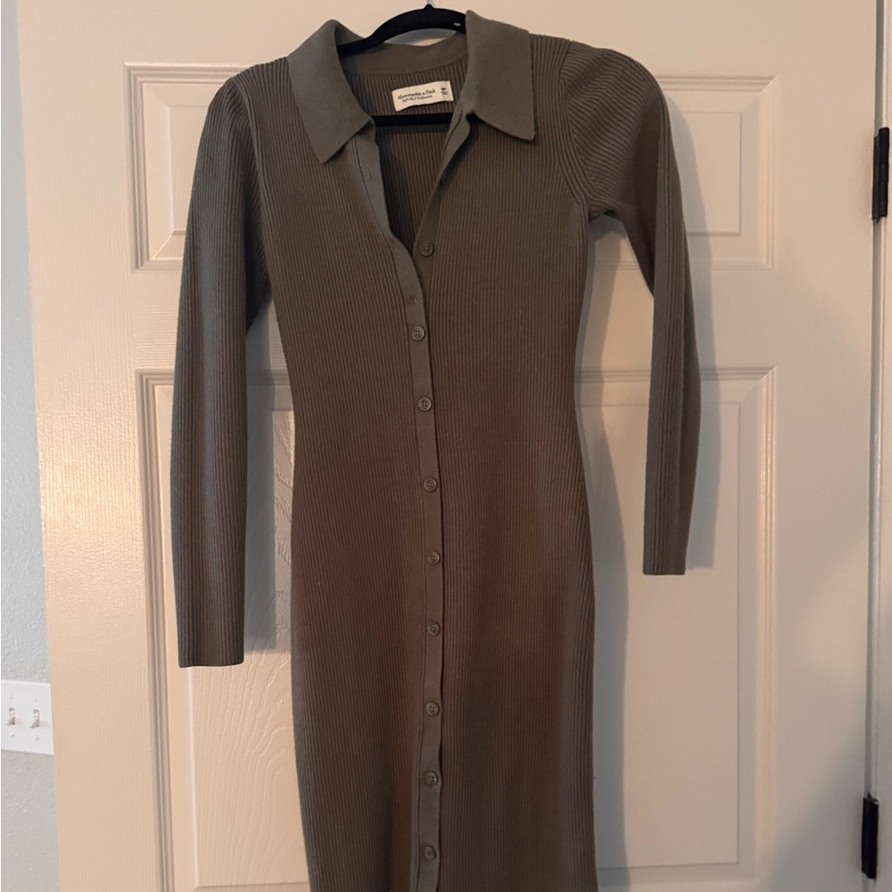 Abercrombie and Fitch Polo Midi Sweater Dress
